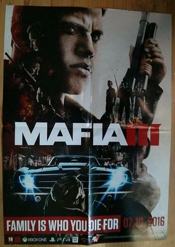 Poster mafia iii cm - mafia,