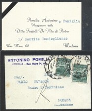 1945 RSI 25C X2 SU BIGLIETTO