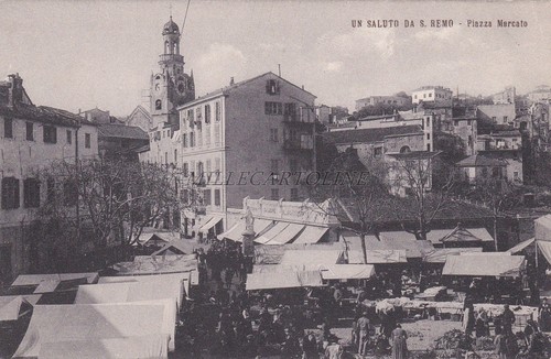 San remo piazza mercato - -,