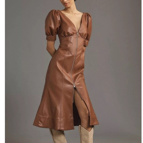 Abito midi anthropologie vegan - abito,