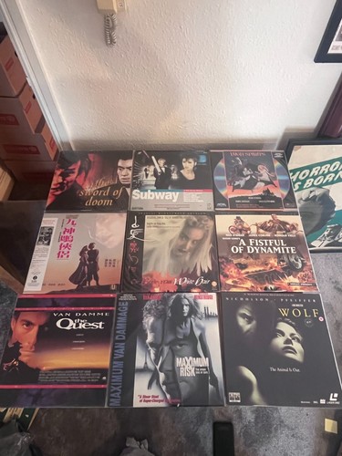Laser disc movie collection - laser,
