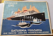 1930's M.S. Saturnia and