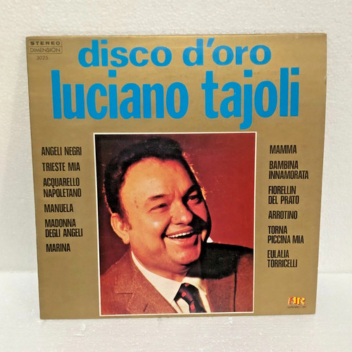 Luciano tajoli disco - d'oro, lp