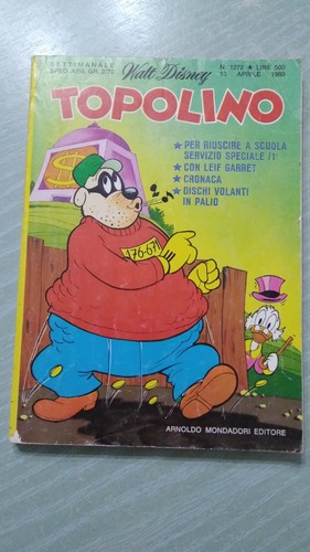 Topolino walt disney 1272 - walt, n.