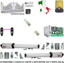KIT AUTOMATISMO CANCELLO 4 MT