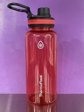 ThermoFlask 24oz Red Clear