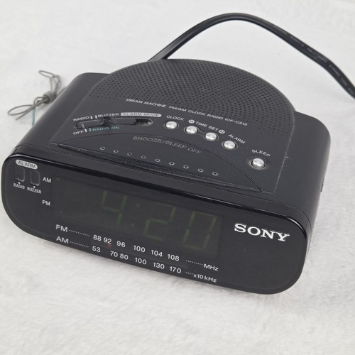Sony dream machine - dream, icf-c212