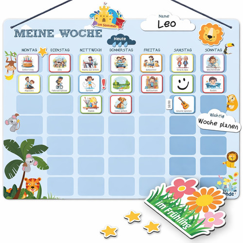 Agenda settimanale per bambini