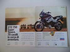 advertising Pubblicità 1990 MOTO YAMAHA XTZ 750 SUPERTENERE' SUPER TENERE'