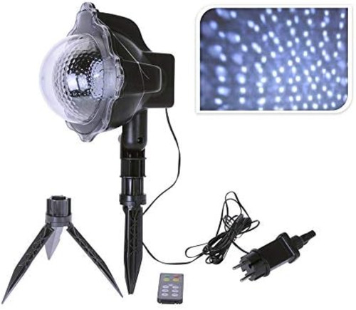 Proiettore led neve - neve, 17x17x39