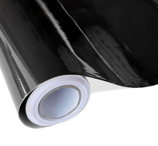 Pellicola adesiva nero lucido