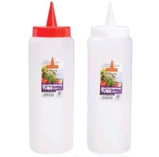 2 Pezzi Bottiglie Plastica per