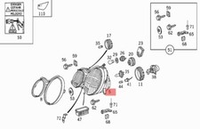 MERCEDES W208 C208 A208 CLK FARO XENON ANTERIORE DESTRO OEM A2088200861