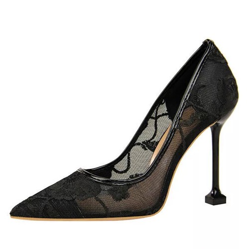 Sandali stiletto pizzo - sandali, 11