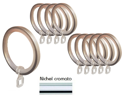 Anelli nichel cromato - anelli,