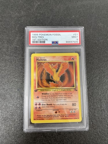 Pokemon fossil moltres 1999 - pokemon,