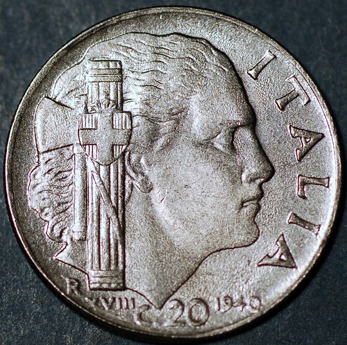 Italy centesimi 1940 - 20,