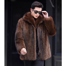 Cappotto uomo pelliccia visone