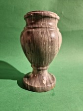 Vaso, Marmo Bardiglio, 1880, h 19,5, Base Diametro 10 Cm