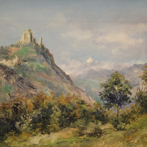 Paesaggio firmato datato - e,
