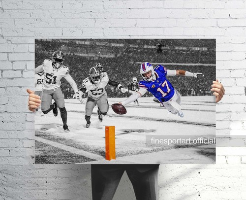 Josh allen arte parete su - allen,
