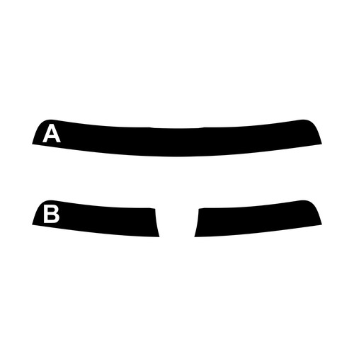 Fascia parasole parabrezza - fascia,