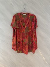 Blusa rosa + oliva 1x