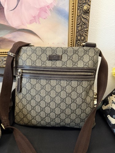 Gucci flat supreme borsa - flat,