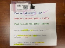 4pz - Chip toner AR-016TD per ricarica Sharp AR-5316