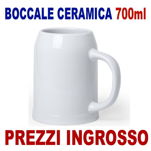 Boccale caraffa birra ceramica - caraffa,