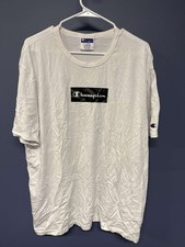 T-shirt Champion bianca nera