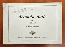 Seconda Suite Per Organo - Piero Giorgi - Ed. Zanibon, 1962. Spartiti 