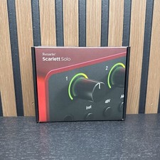 Focusrite Scarlett Solo 4a
