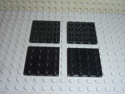 Plaque plate black 4x4 - plate,