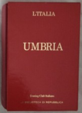 Libro - l'italia - umbria - turing club italiano - la bilblioteca di repubblica
