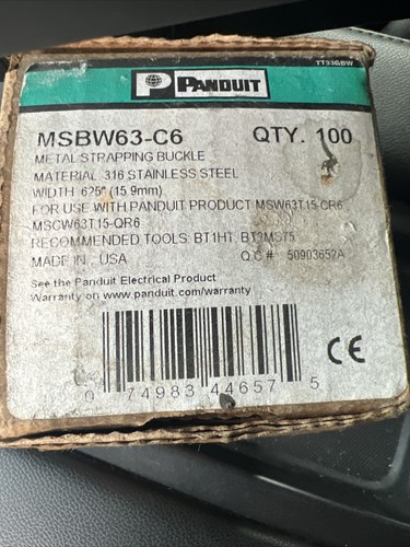 Panduit msbw63 pan fibbia - msbw63–c6,