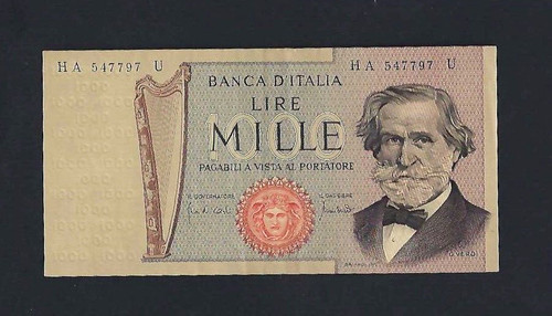 Repubblica italiana rara 1000 - italiana,