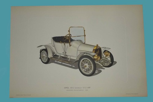 Opel 1912 modello hp - opel,
