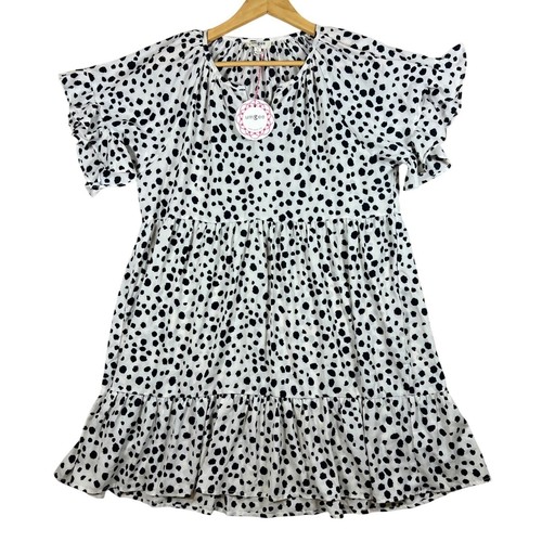 Mini abito babydoll strati - mini, a