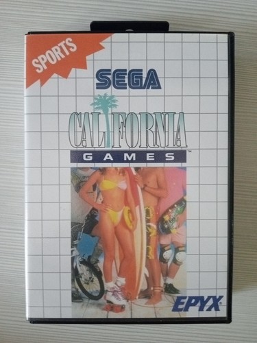 California games sega master - games,