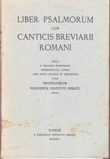 Liber psalmorum cum canticis