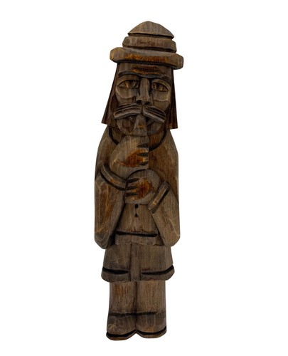 Statua gentiluomo barbuto arte