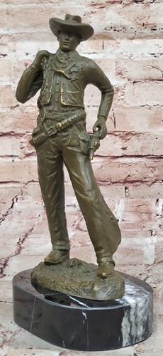 Dettagliato bronzo cowboy - dettagliato,