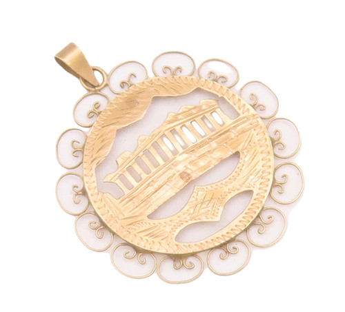 Oro 14k ciondolo vintage - 14k,