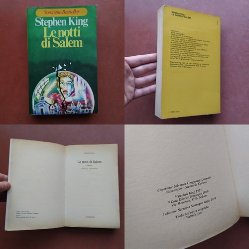Notti salem sonzogno - le,