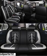 Per VW Golf Tiguan T-Roc Polo Coprisedili Ecopelle Nero Grigio Sportivi