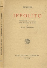 Ippolito. . Euripide. 1936. .