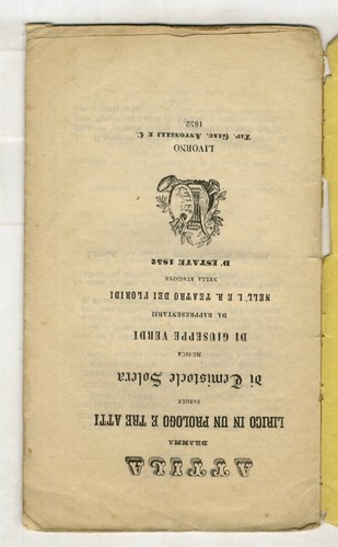 Attila dramma lirico un - dramma,