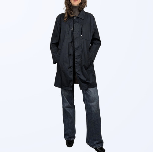 Brioni trench blu - trench, mezzanotte