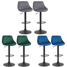 HOMCOM Set 2 Sgabelli da Bar